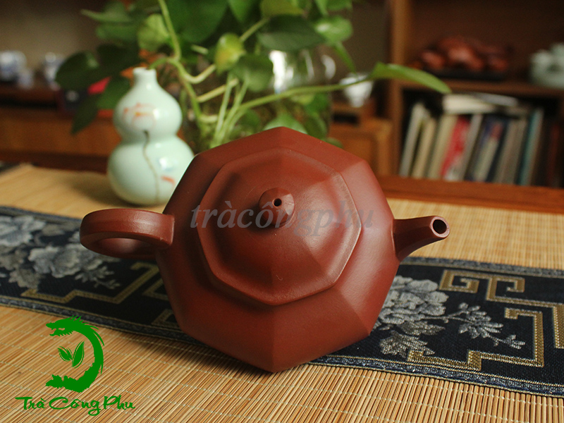 Ấm tử sa tuyết hoa lục phương - ATS1136